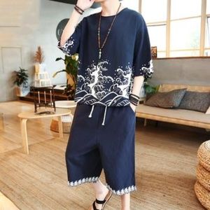 Men's  2Pc Summer Hip Hop Short Set